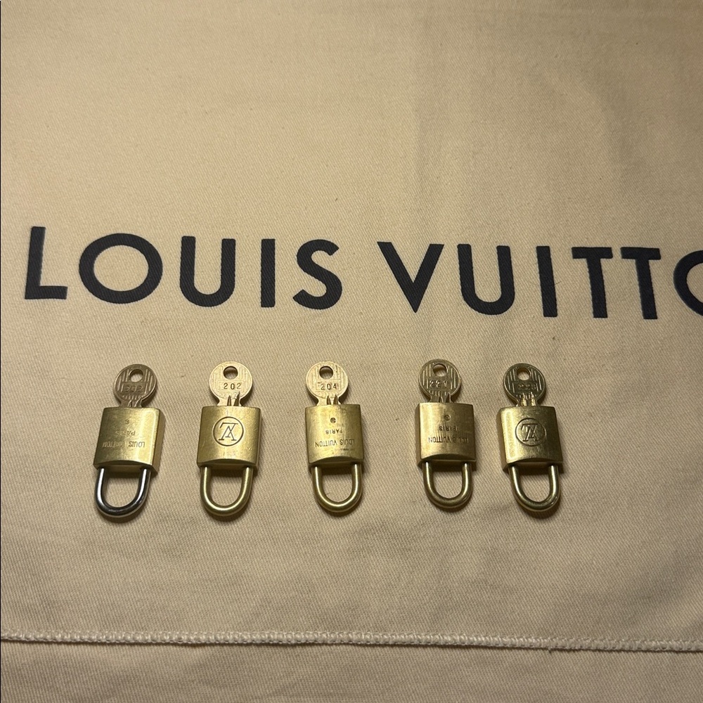 #200 Series Vintage Louis Vuitton Lock & Key Authentic